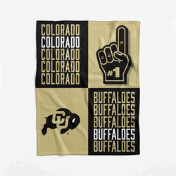NCAA Colorado Buffaloes Domino Swaddle Blanket 40x50 inches