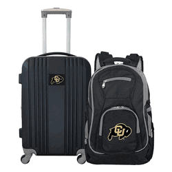 NCAA Colorado Buffaloes Premium 2-Piece Backpack & Carry-On Set