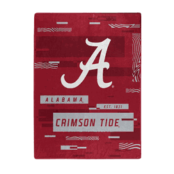Alabama Crimson Tide Digitize Raschel Plush Throw Blanket