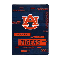 Auburn Tigers Digitize Raschel Plush Throw Blanket