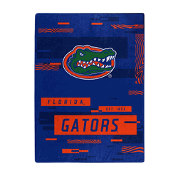 NCAA Digitize Florida Raschel Throw Blanket 60x80 Inches