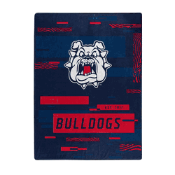 Fresno State Bulldogs Digitize Raschel Plush Throw Blanket