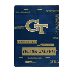 NCAA Digitize Georgia Tech Yellow Jackets Raschel Throw Throw