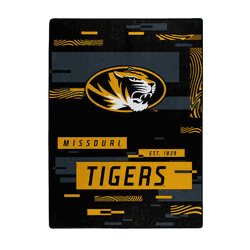 Missouri Tigers Digitize Raschel Plush Throw Blanket
