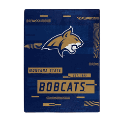 Montana State Bobcats Digitize Raschel Plush Throw Blanket