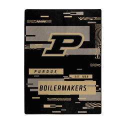 Purdue Boilermakers Digitize Raschel Plush Throw Blanket