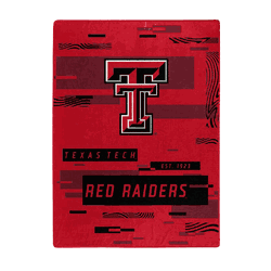 Texas Tech Red Raiders Digitize Raschel Plush Throw Blanket