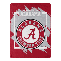 NCAA Dimensional Alabama Micro Raschel Throw Blanket 46x60 Inches