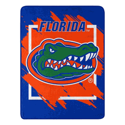 NCAA Dimensional Florida Micro Raschel Throw Blanket 46x60 Inches