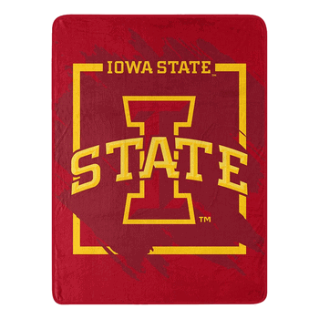 NCAA Dimensional Iowa State Micro Raschel Throw Blanket 46x60 Inches