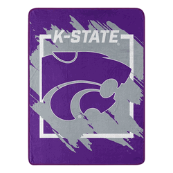 NCAA Dimensional Kansas State Micro Raschel Throw Blanket 46x60 Inches
