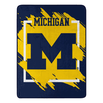 NCAA Dimensional Michigan Wolverines Micro Raschel Throw