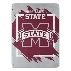 NCAA Dimensional Mississippi State Micro Raschel Throw Blanket 46x60 Inches