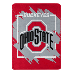 NCAA Dimensional Ohio State Micro Raschel Throw Blanket 46x60 Inches