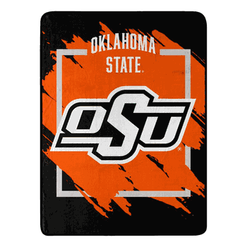 NCAA Dimensional Oklahoma Sooners State Cowboys Micro Raschel Throw