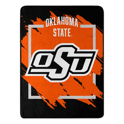 NCAA Dimensional Oklahoma State Micro Raschel Throw Blanket 46x60 Inches