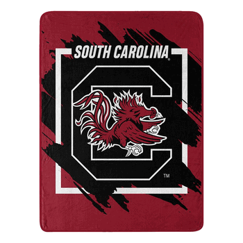 NCAA Dimensional South Carolina Micro Raschel Throw Blanket 46x60 Inches