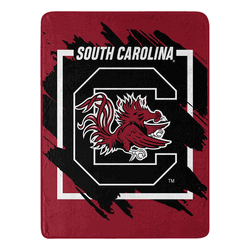 NCAA Dimensional South Carolina Micro Raschel Throw Blanket 46x60 Inches