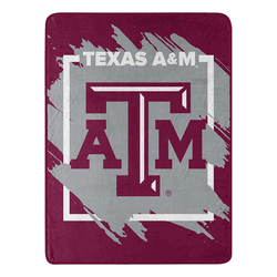 NCAA Dimensional Texas A&M Micro Raschel Throw Blanket 46x60 Inches