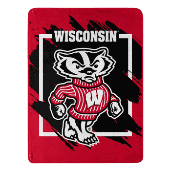 NCAA Dimensional Wisconsin Badgers Micro Raschel Throw