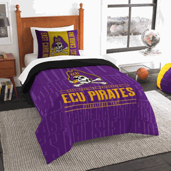 NCAA East Carolina Modern Take Twin Comforter Set