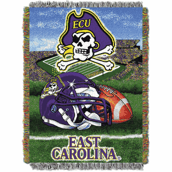 NCAA East Carolina Pirates Homefield Advantage Tapestry Throw