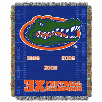NCAA Florida Commemorative Series Tapestry Throw