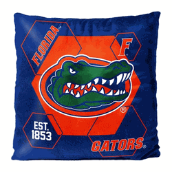 NCAA Florida Connector Velvet Reverse Pillow 16x16 Inches