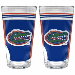 NCAA Florida Gators 2pc Pint Glass Set