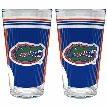 NCAA Florida Gators 2pc Pint Glass Set