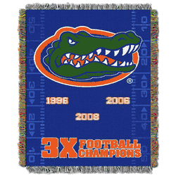 NCAA Florida Gators Commemorative Series Tapestry Throw