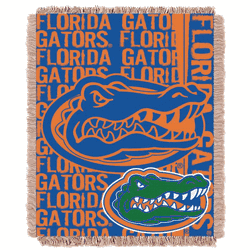 NCAA Florida Gators Double Play Jacquard Throw