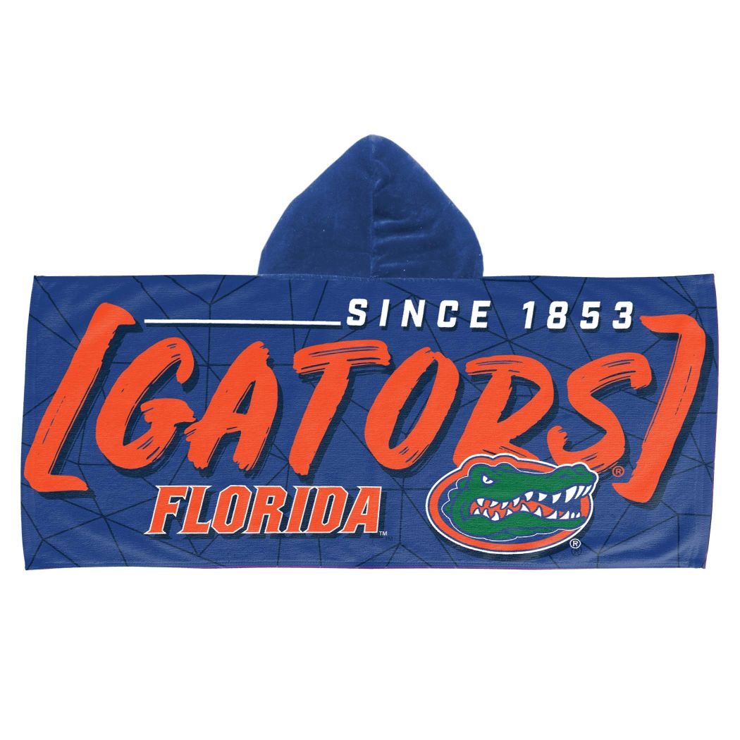 NCAA Florida Youth Hooded Beach Towel 21x51 Inches - Bed & Bath