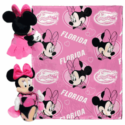 NCAA Florida Gators Pennant Minnie Hugger Pillow & Silk Touch Throw Set