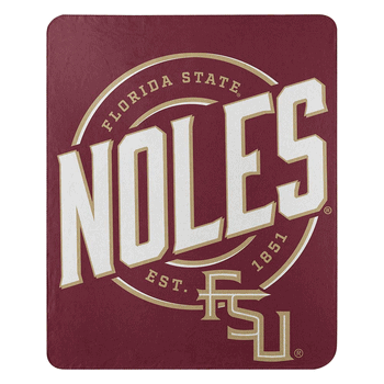 NCAA Florida State Campaign Fleece Throw Blanket 50x60 Inches