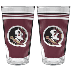 NCAA Florida State Seminoles 2pc Pint Glass Set