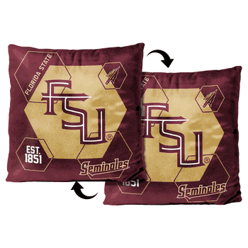 NCAA Florida State Seminoles Connector Velvet Reverse Pillow