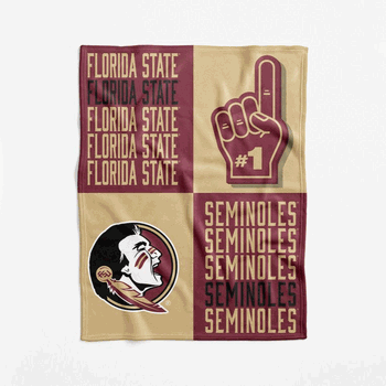 NCAA Florida State Seminoles Domino Swaddle Blanket 40x50 inches