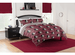 NCAA Florida State Seminoles Full Rotary Bed In A Bag Set