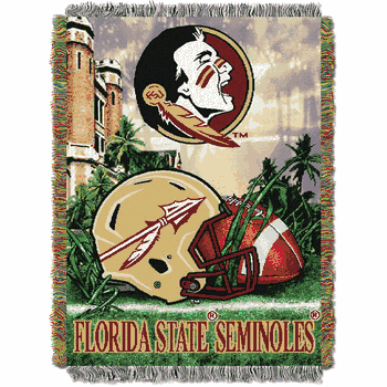 NCAA Florida State Seminoles Homefield Advantage Tapestry Throw