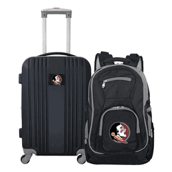 NCAA Florida State Seminoles Premium 2-Piece Backpack & Carry-On Set