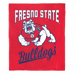 NCAA Fresno State Alumni Silk Touch Throw Blanket 50x60 Inches