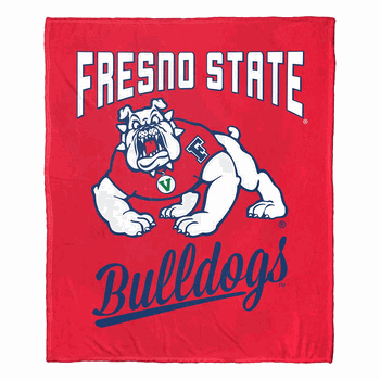 NCAA Fresno State Alumni Silk Touch Throw Blanket 50x60 Inches