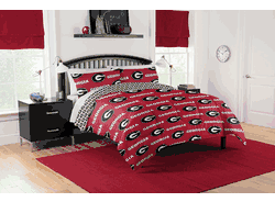 NCAA Georgia Bulldogs Full Rotary Bed In A Bag Set