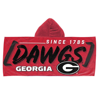 NCAA Georgia Bulldogs Juvy Hooded Towel