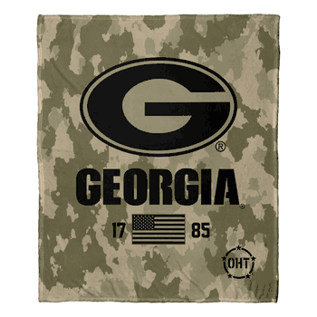 NCAA Georgia Bulldogs OHT Special Ops Silk Touch Throw