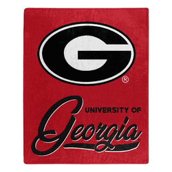 NCAA Georgia Bulldogs Signature Raschel Throw