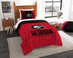 NCAA Georgia Modern Take Twin Comforter Set