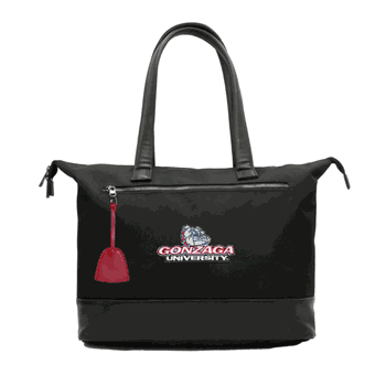 NCAA Gonzaga Bulldogs Laptop Tote Bag with Colored Zipper Pull Accessory