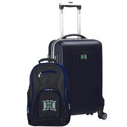 NCAA Hawaii Warriors Deluxe 2-Piece Backpack & Carry-On Set
